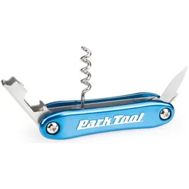Park Tool BO-4 Mini-Flaschenöffner und Korkenzieher, Flaschenöffner, Blau