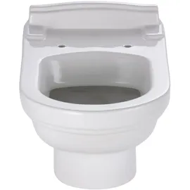 Villeroy & Boch Hommage Wand-Tiefspül-WC mit WC-Sitz Pure Black CeramicPlus