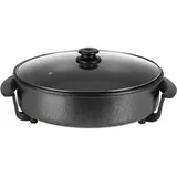GOURMETmaxx Elektrische Party-Pfanne schwarz Edelstahl B/H/L: ca. 45x17,5x41 cm - Schwarz