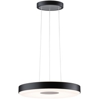 Paulmann Pane Pendelleuchte Smart Home Zigbee Puric 2700K 1.200lm / 700lm 11 / 1x7W Schwarz|Grau dimmbar