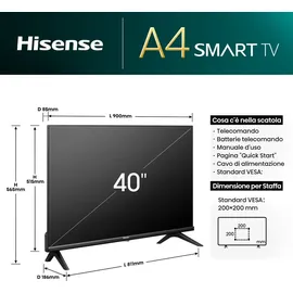 Hisense 40A4N 40 Zoll LED Full HD Smart TV