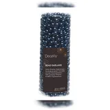 Christmas Decoration Perlenkette 8mm x 10 Meter Weihnachtsbaum Deko Christbaumschmuck Nachtblau