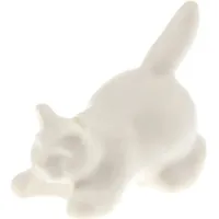 1x Lego Tier Katze weiß geduckt Harry Potter Bauernhof Set 9314 4220184 6251 - Weiß