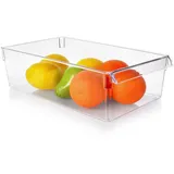 Excellent Houseware Kühlschrank-Organizer 36x20,5x10 cm transparent