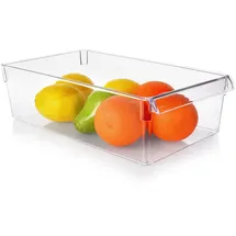 Excellent Houseware Kühlschrank-Organizer 36x20,5x10 cm transparent