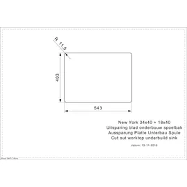 Reginox New York Küchenspüle, R27806,