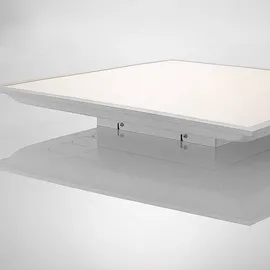 LINDBY Stenley 1-flammig weiß Aluminium