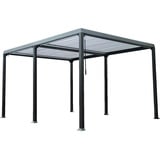 Aileenstore Pavillon Lamellenpavillon für Garten 3x4 Outdoor