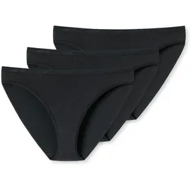 SCHIESSER Tai-Slip 3 St. Schwarz L