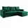 masseno Eckcouch Polyester 2-Sitzer Grün
