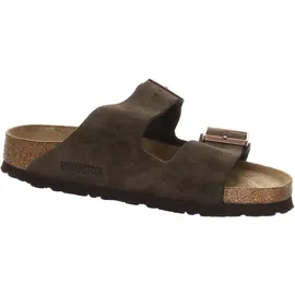 Birkenstock Arizona Mocca Weichbettung Veloursleder Schmal Unisex - Braun 40