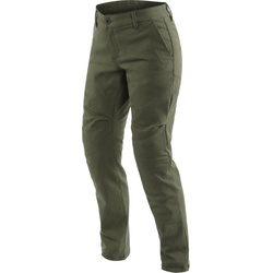 Dainese Chinos Damen Motorrad Textilhose, grün, Größe 24