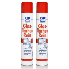 Dr. Becher GmbH 2x Dr. Becher Glasflächen Reiniger 500ml Sprühdose