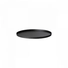 BLOMUS Tablett Peasy Ø 30 cm Edelstahl Schwarz S (Small)
