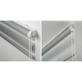 GARDINIA Doppelrollo EasyFix 90 x 150 cm grau