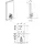 Geberit Monolith Sanitärmodul für Stand-WC, 114 cm, Glas weiß