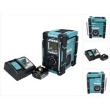 Makita DMR 301 RM1 Akku Baustellenradio 12 V max. - 18 V DAB / DAB+ / Bluetooth + 1x Akku 4,0 Ah + Radio