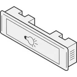 Renz Metallwaren. Lichttaster LIRA 75x22 weiss 97-9-85111 ws