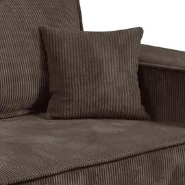 petits-meubles Schlafcouch Cord 4-Sitzer Braun