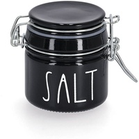 Zeller Present Gewürzglas m. Bügelverschluss "Salt", 100 ml, Pfeffermühle + Salzmühle