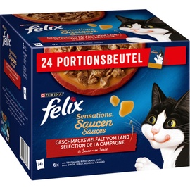 Felix Sensations Saucen Geschmacksvielfalt vom Land 24 x 85 g