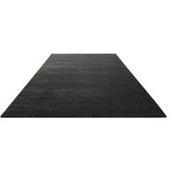 Teppich HOMIE LIVING "Lido HL-822937", grau (dunkelgrau), B:133cm H:18mm L:200cm, Polypropylen (PP), Teppiche