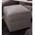 sit&more Polsterhocker Pandora Mikrofaser 58 x 45 x 58 cm Grau