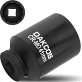 DAKCOS SW 41mm Vielzahn Nuss Schlagschrauber Nuss Antriebswellen Werkzeug Kraft Stecknuss | 12 Kant | 12,5 mm (1/2") | CR-MO
