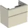 Geberit Waschtischunterschrank 2 Schubladen 74 x 61,5 x 47,6 cm Sandgrau