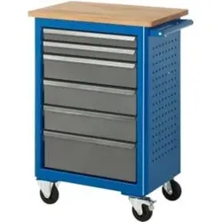 Rau Rollwerkbank Buche-Top mit 6 Schubladen