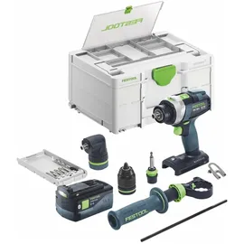 Festool TPC 18/4 I-Basic-Set Akku Schlagbohrschrauber 18 V 75 Nm Brushless + 1x Akku 5,0 Ah + Systainer - ohne Ladegerät