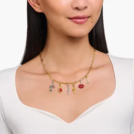 Thomas Sabo Kussmund rot Silber 2068-664-10
