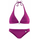 s.Oliver Triangel-Bikini »Tonia«, mit Accessoires, pink