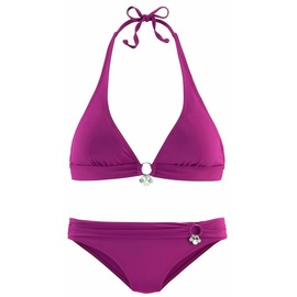 s.Oliver Triangel-Bikini »Tonia«, mit Accessoires, pink