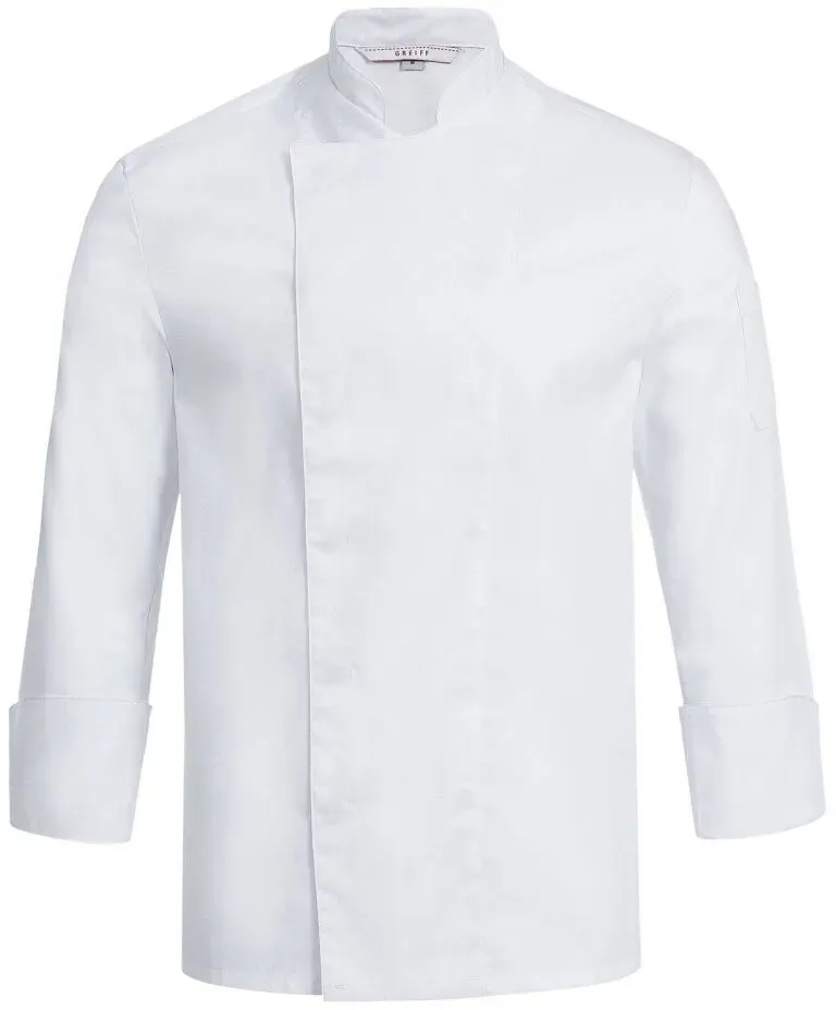 Greiff Herren Kochjacke verd. Knöpfe RF 5580.8000 weiss S