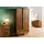 MASSIVMOEBEL24.DE Kleiderschrank Mailand 90 x 180 x 45 cm Hellbraun