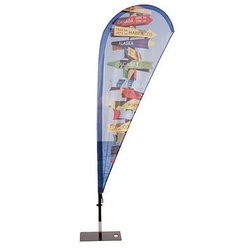 Showdown Displays Fahnenmast »Beachflag Glasfaser Wind/Tropfen M« - ohne Bezug
