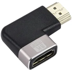 SpeaKa Professional SP-11302008 HDMI Adapter [1x HDMI-Stecker - 1x HDMI-Buchse] Schwarz, Silber UHD