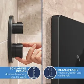 Grohe Precision Unterputz-Duschsystem schwarz matt 348832430