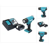 Makita DHG 180 RG1 Akku Heißluftgebläse 18 V 550 °C + 1x Akku 6,0 Ah + Ladegerät
