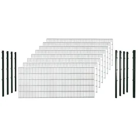 Hadra Doppelstabmattenzaun 2054 x 143 cm Grün/Stahl