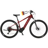Fischer Montis 7.0I Mountainbike (Laufradgröße: 29 Zoll, Rahmenhöhe: 43 cm, Unisex-Rad, 630 Wh, Rot )