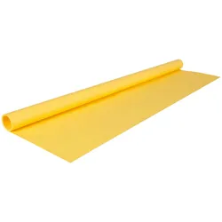 Clairefontaine 10x Farbiges, gerilltes Kraftpapier 65g, Rolle 3x0,70m - Zitronengelb| 95715C