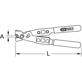 KS Tools Flachzange 115,1053