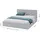 Fdm Polsterbett grau Holzwerkstoff, 140x200 cm Schlafzimmer, Betten, Polsterbetten