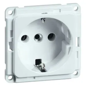 Peha Compacta - Steckdose SCHUKO Einbau, alu