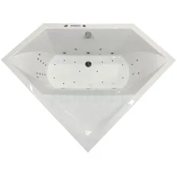 Eckwhirlpool Sanibay Riehen, 145x145cm, mit Whirlpoolsystem COMFORT