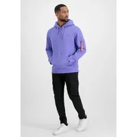 Alpha Industries Back Print Kapuzenpullover Electric Violet S