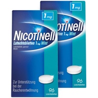 Nicotinell Mint 1 mg Lutschtabletten 2 x 96 St.