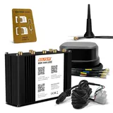 Selfsat MWR 5560 eSIM 5G Cat 20 WLAN Router bis 3,4 Gbps inkl. SATCO 5G Antenne schwarz